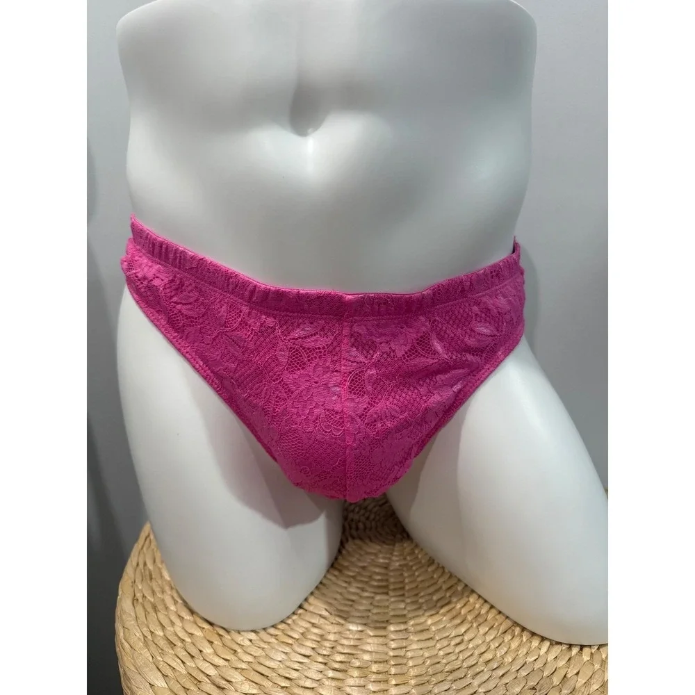Cosabella Never Say Never Men's Classic G-String Rani Pink size S NWT